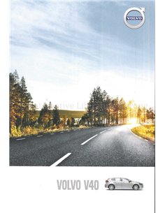2016 VOLVO V40 PROSPEKT ENGLISCH