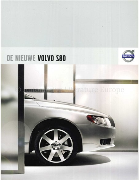 2007 VOLVO S80 PROSPEKT NIEDERLÄNDISCH