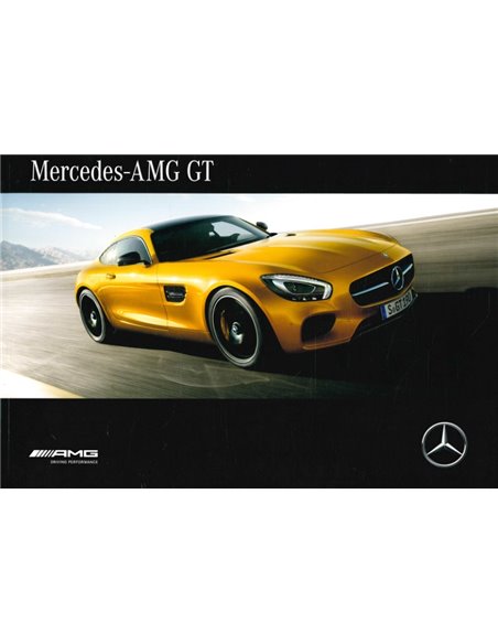 2016 MERCEDES AMG GT BROCHURE GERMAN