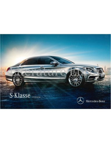 2015 MERCEDES BENZ S CLASS BROCHURE GERMAN