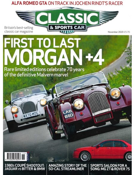 2020 CLASSIC AND SPORTSCAR MAGAZINE (11) NOVEMBER ENGLISH