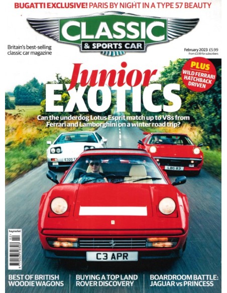 2023 CLASSIC AND SPORTSCAR MAGAZINE (02) FEBRUARI ENGELS