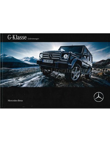 2015 MERCEDES BENZ G KLASSE BROCHURE DUITS