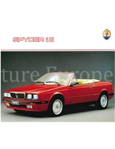 1990 MASERATI SPYDER IE PROSPEKT