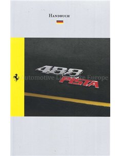 2018 FERRARI 488 PISTA SPIDER REFERENZHANDBUCH DEUTSCH