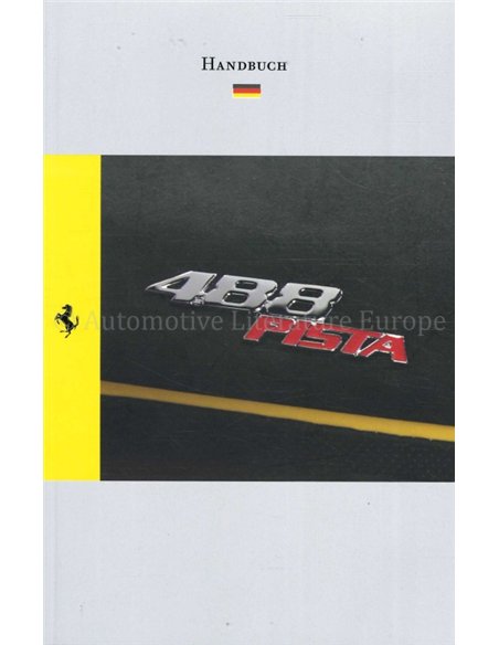 2018 FERRARI 488 PISTA SPIDER REFERENCE GUIDE GERMAN