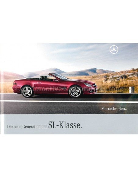 2009 MERCEDES BENZ SL PROSPEKT DEUTSCH