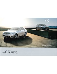 2009 MERCEDES BENZ C KLASSE BROCHURE DUITS