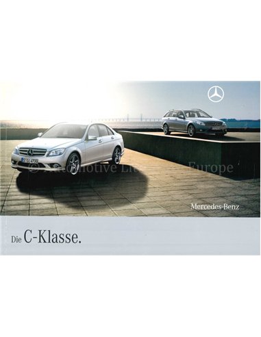 2009 MERCEDES BENZ C CLASS BROCHURE GERMAN