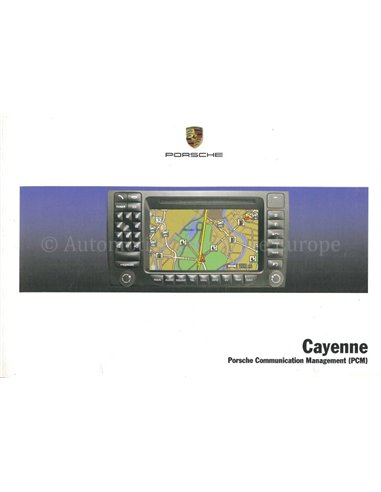 2006 PORSCHE PCM INSTRUCTIEBOEKJE NEDERLANDS