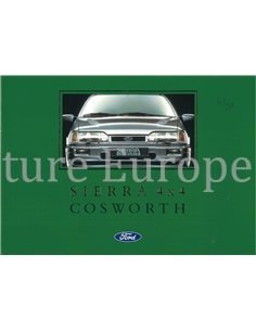 1991 FORD SIERRA COSWORTH 4X4 BROCHURE NEDERLANDS