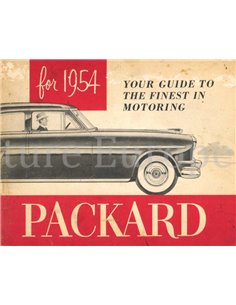 1954 PACKARD OWNER'S MANUAL ENGLISH