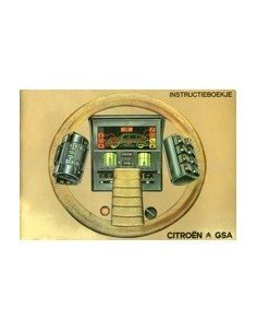 1979 CITROEN GSA INSTRUCTIEBOEKJE NEDERLANDS