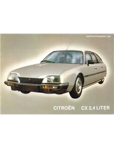 1980 CITROEN CX 2400 BETRIEBSANLEITUNG SCHWEDISCH