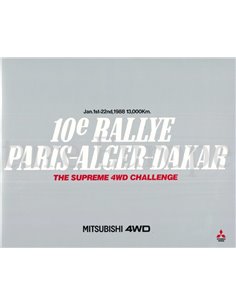 10E RALLYE PARIS-ALGER-DAKAR, THE SUPREME 4WD CHALLENGE