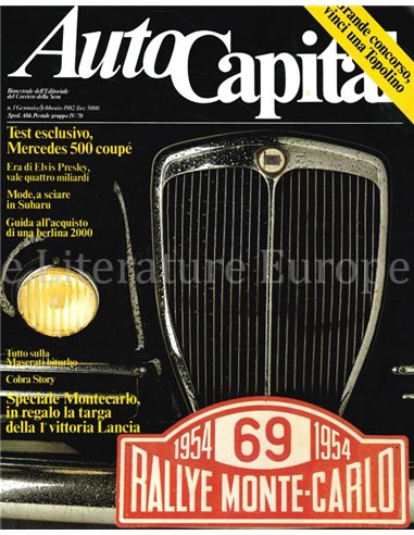 1982 AUTOCAPITAL MAGAZINE 1 ITALIENISCH