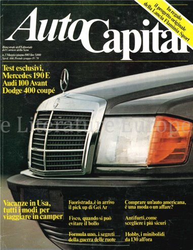 1983 AUTOCAPITAL MAGAZINE 3 ITALIAANS