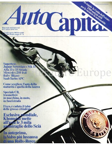 1983 AUTOCAPITAL MAGAZINE 4 ITALIENISCH