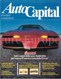 1984 AUTOCAPITAL MAGAZINE 2 ITALIENISCH