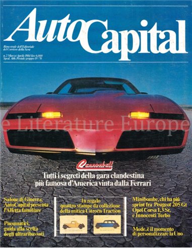 1984 AUTOCAPITAL MAGAZINE 02 ITALIAN