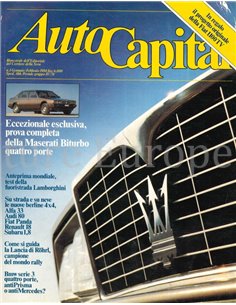 1984 AUTOCAPITAL MAGAZINE 1 ITALIAANS