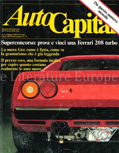 1984 AUTOCAPITAL MAGAZINE 03/5 ITALIAANS