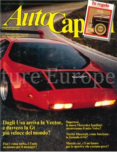 1985 AUTOCAPITAL MAGAZINE 12 ITALIAN