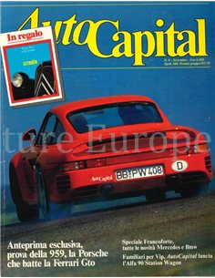 1985 AUTOCAPITAL MAGAZINE 09 ITALIAN