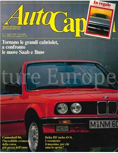1986 AUTOCAPITAL MAGAZINE 07 ITALIAN