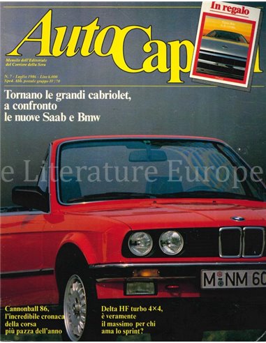 1986 AUTOCAPITAL MAGAZINE 07 ITALIAANS
