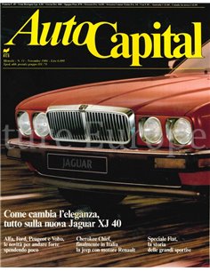 1986 AUTOCAPITAL MAGAZINE 11 ITALIAN