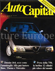 1987 AUTOCAPITAL MAGAZINE 09 ITALIENISCH