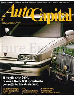1987 AUTOCAPITAL MAGAZINE 01 ITALIENISCH