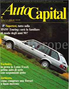 1987 AUTOCAPITAL MAGAZINE 10 ITALIAANS