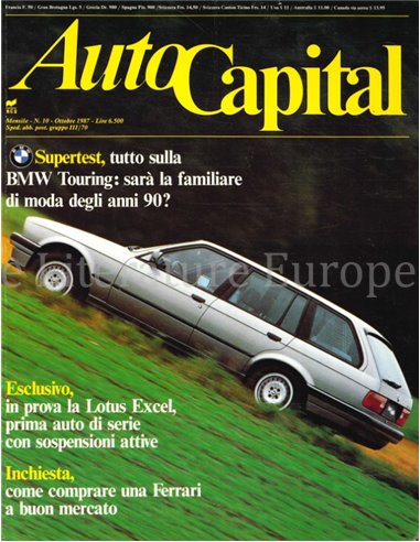 1987 AUTOCAPITAL MAGAZINE 10 ITALIENISCH