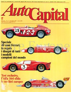 1987 AUTOCAPITAL MAGAZINE 11 ITALIAN