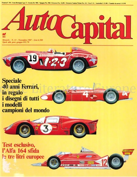 1987 AUTOCAPITAL MAGAZINE 11 ITALIAANS