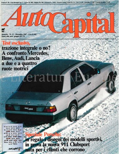 1987 AUTOCAPITAL MAGAZINE 12 ITALIENISCH