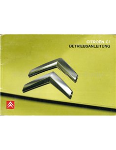 2005 CITROËN C1 INSTRUCTIEBOEKJE DUITS
