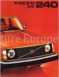 1975 VOLVO 240 SERIES BROCHURE DUTCH