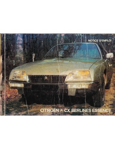 1977 CITROEN CX BERLINE BETRIEBSANLEITUNG FRANZÖSISCH