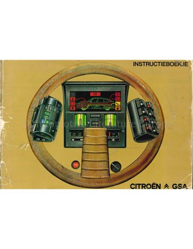 1979 CITROEN GSA BETRIEBSANLEITUNG NIEDERLANDISCH