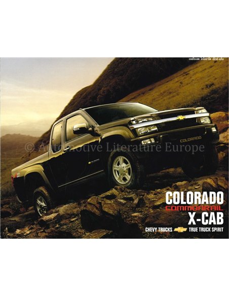 2004 CHEVROLET COLORADO COMMONRAIL X-CAB BROCHURE THAI