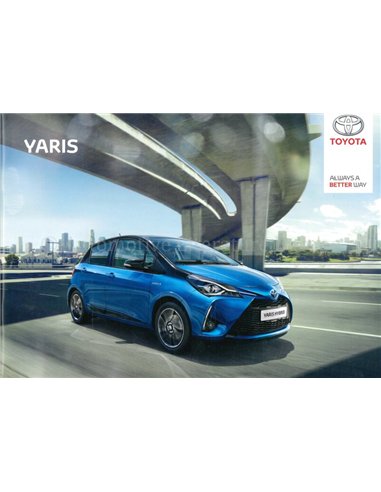 2017 TOYOTA YARIS BROCHURE DUTCH