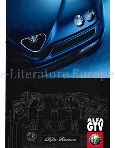 1998 ALFA ROMEO GTV BROCHURE ITALIAANS
