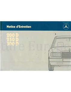 1985 MERCEDES BENZ E KLASSE DIESEL BETRIEBSANLEITUNG FRANZÖSISCH