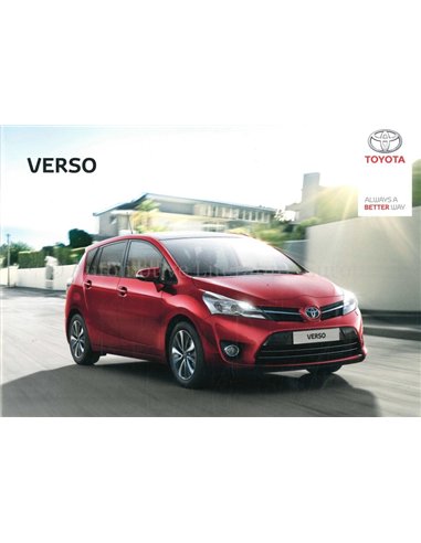 2017 TOYOTA VERSO BROCHURE DUTCH