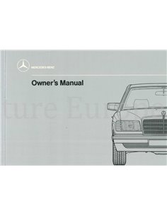 1989 MERCEDES BENZ S CLASS OWNERS MANUAL ENGLISH