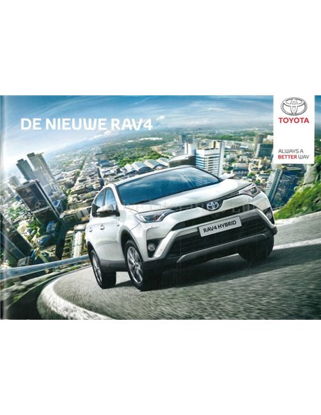 2016 TOYOTA RAV 4 BROCHURE DUTCH