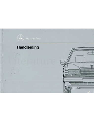 1991 MERCEDES BENZ 190 BETRIEBSANLEITUNG NIEDERLÄNDISCH